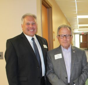 Current Board Chair, John Brzozowski and past Board Chair, Joe Salas