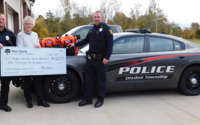 Dryden Township Police purchase new medical kits with Foundation grant dollars