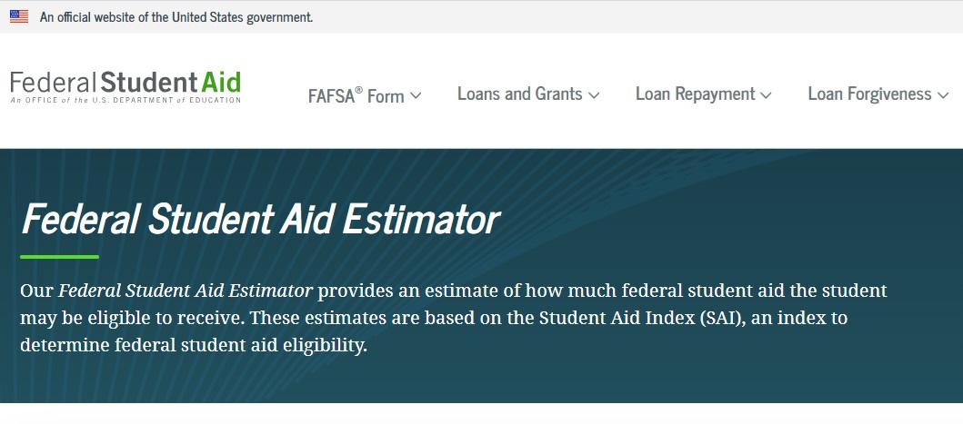 Scholarship applicants being asked to use FAFSA estimator tool