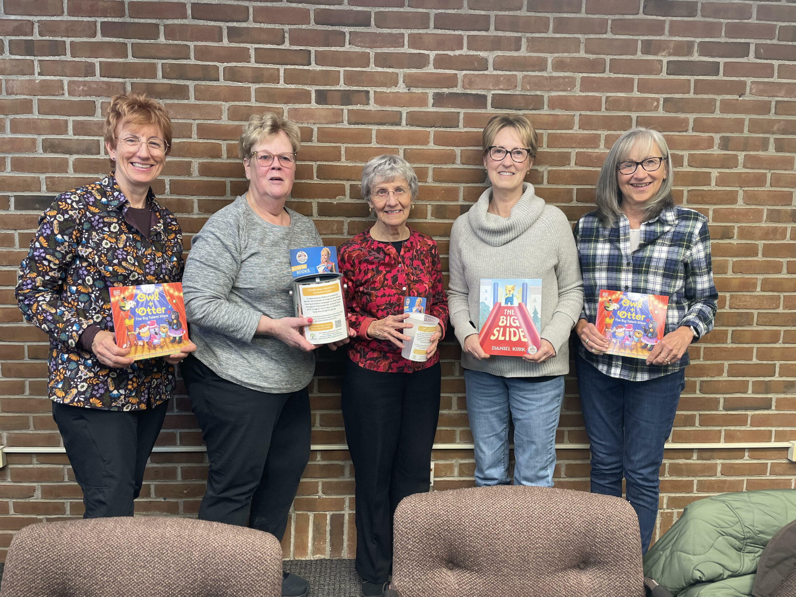 Buckets for Books coming to a school, library or local business near you